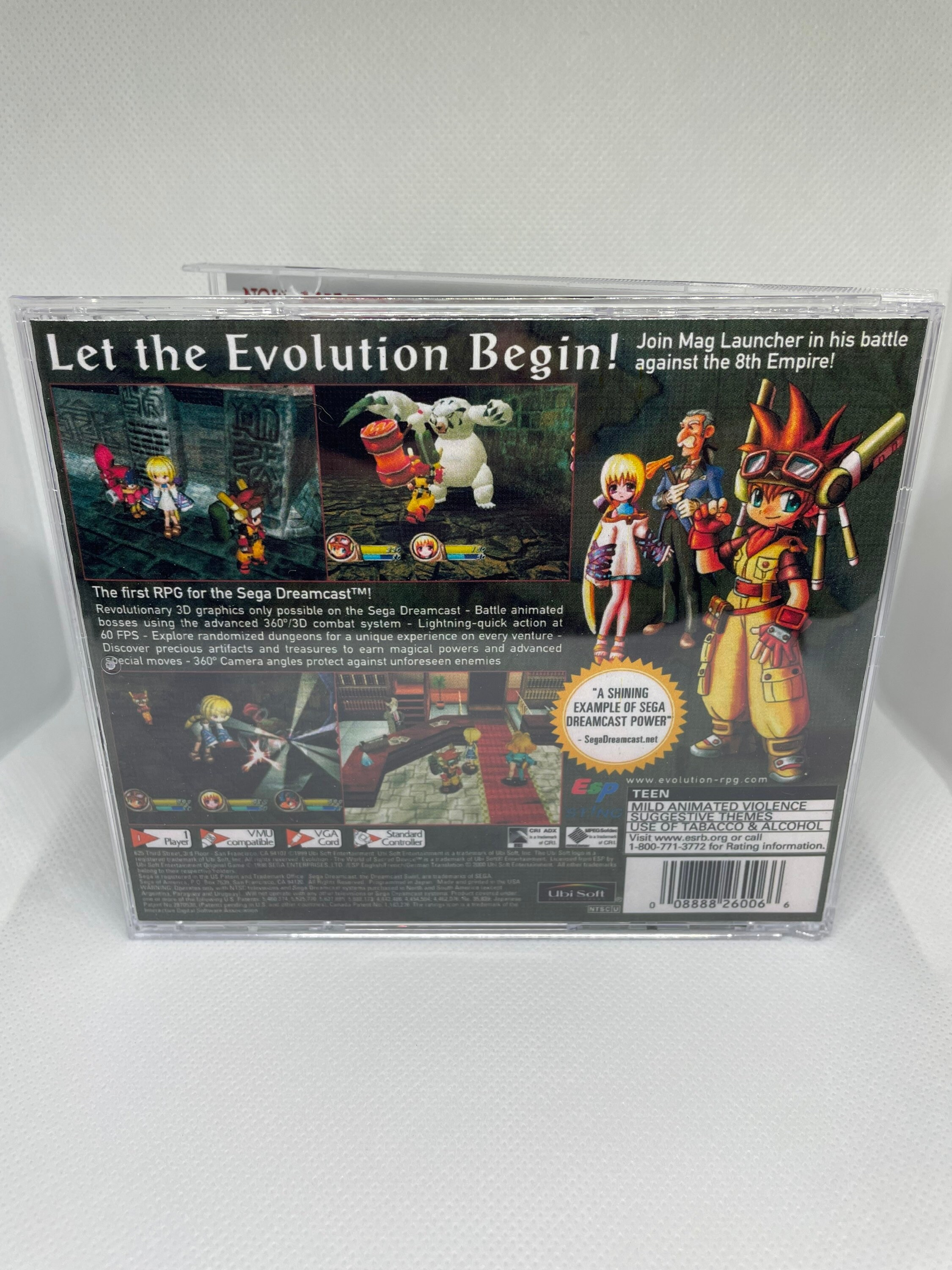 Evolution Dreamcast Reproduction Case - Etsy