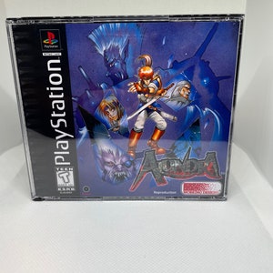 Alundra-serie PS1 RPG-reproductiekoffer