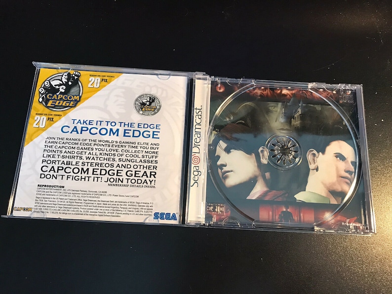Resident Evil Code Veronica Dreamcast Reproduction Case image 3