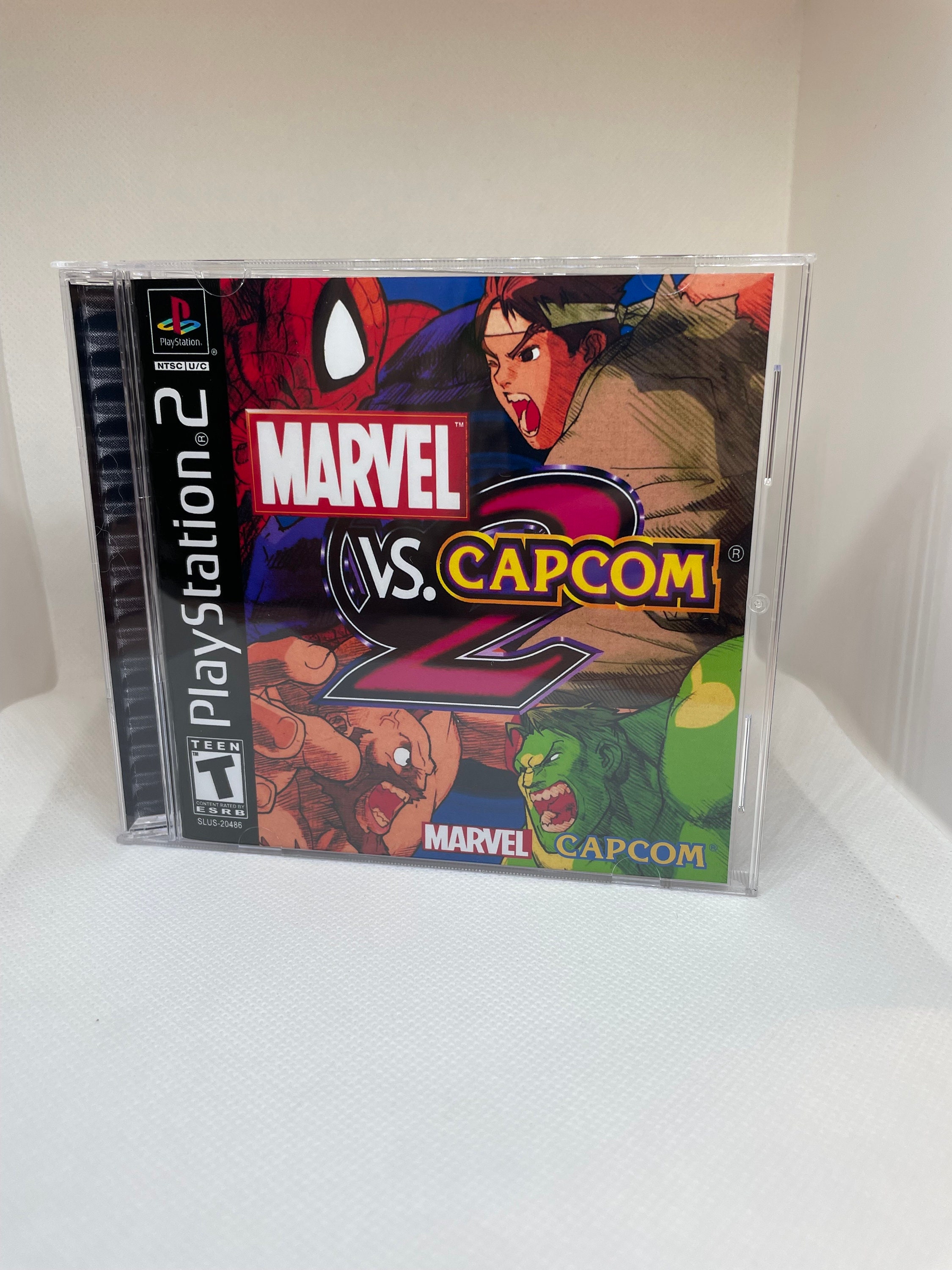 Jogo Patch De Luta Marvel Vs Capcom 2 Play2 Playstation 2