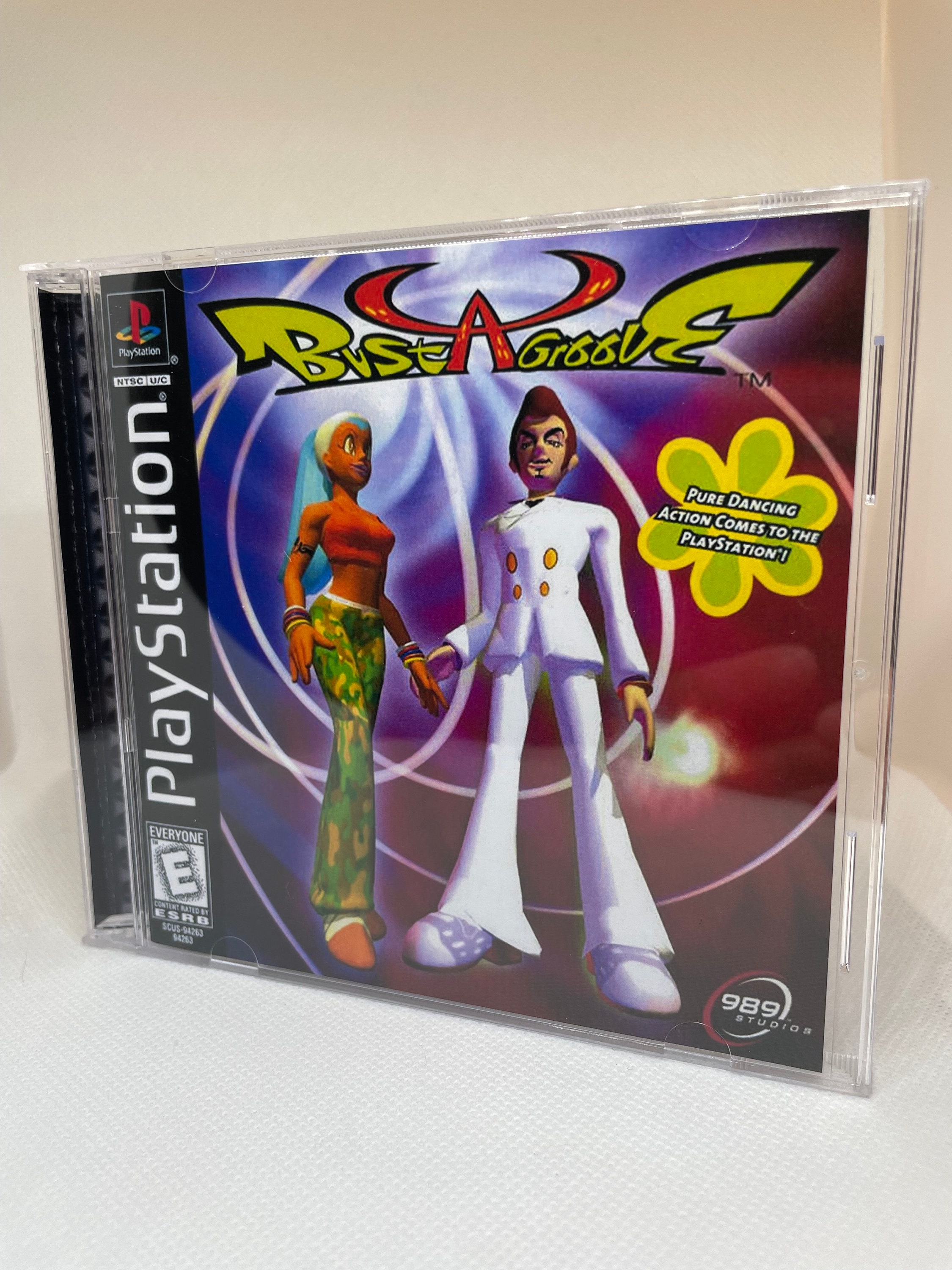 Bust A Groove PS1 Reproduction Case Etsy New Zealand