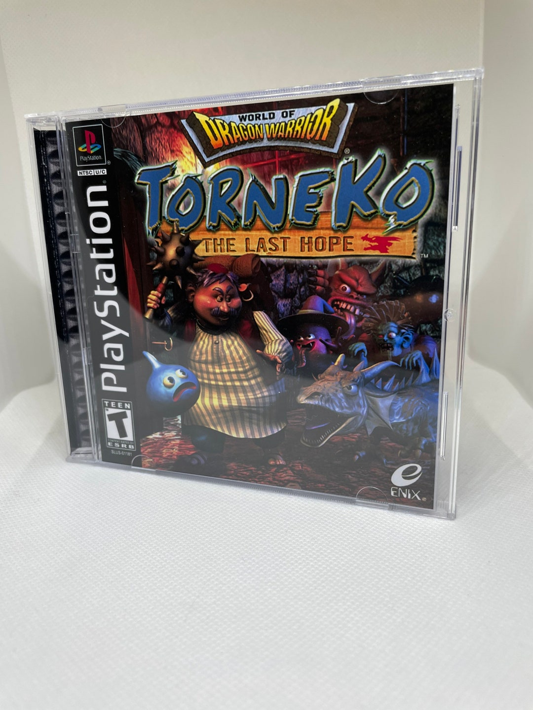 Dragon Warrior Torneko: the Last Hope PS1 Reproduction Case