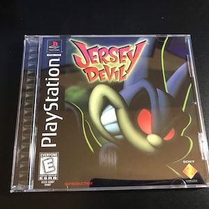 Jersey Devil PS1 Reproduction Case