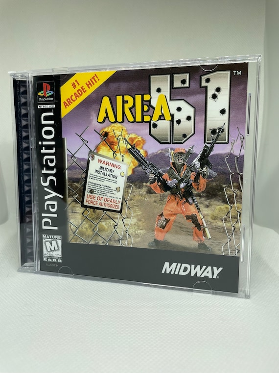 Area 51 PS1 Reproduction Case - Etsy