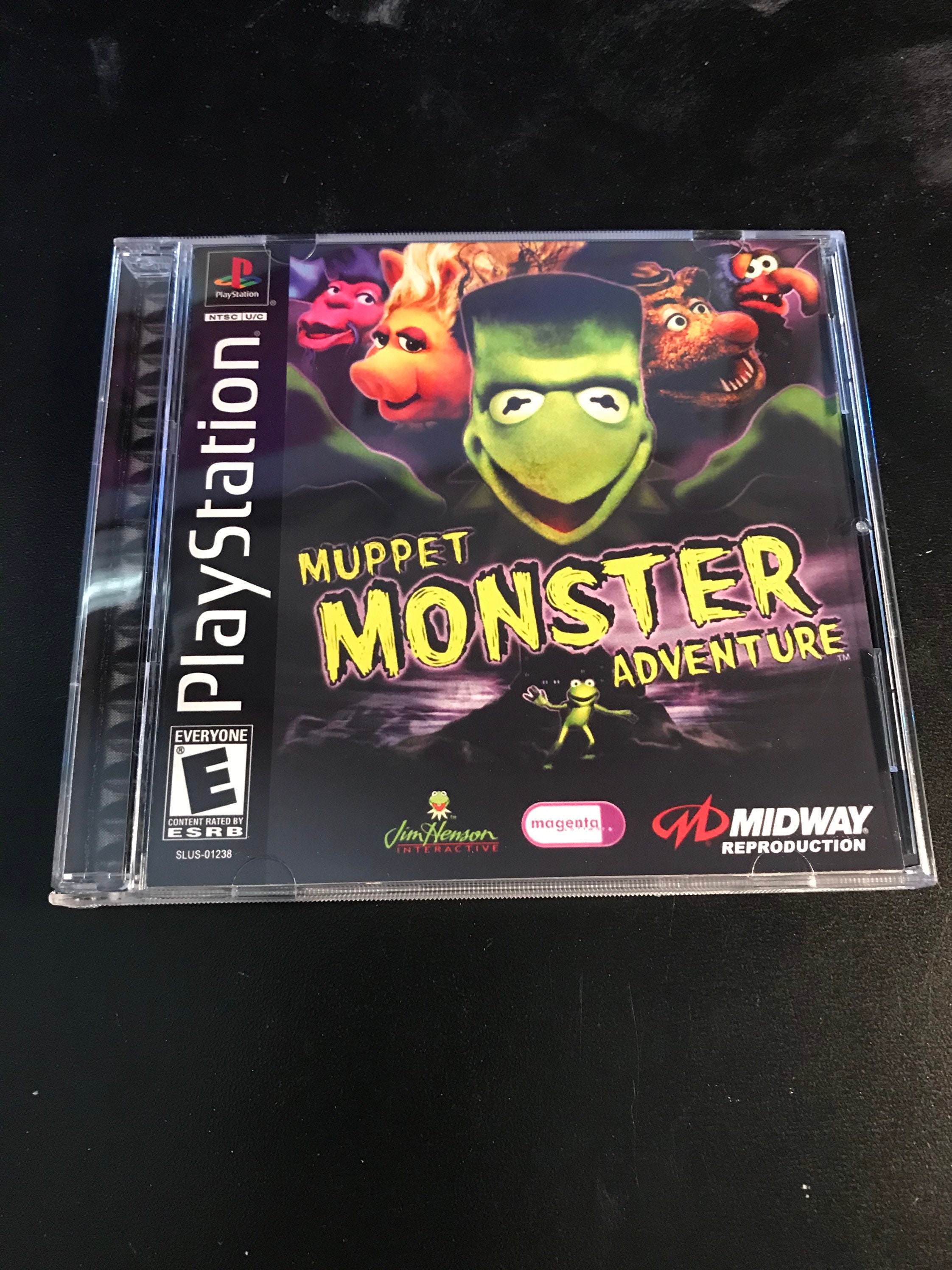 Muppet Monster Adventure PS1 Reproduction Case Etsy