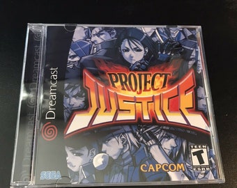 Project Justice Dreamcast Reproduction Case