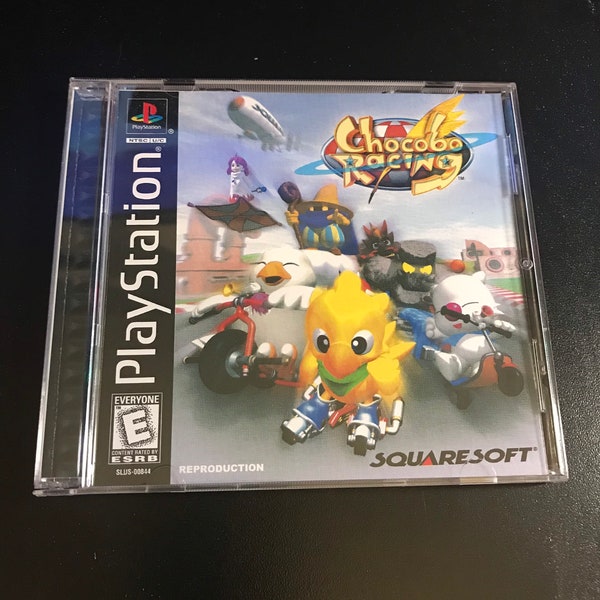 Chocobo Racing PS1 Reproduction Case