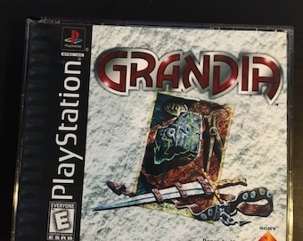Étui de reproduction Grandia PS1 RPG