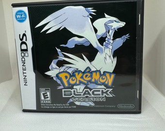 Pokemon black [ItzKingDavid専用] Pokémon Black Series Nintendo DS Reproduction Case - Etsy