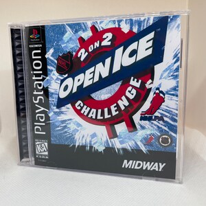 NHL Open Ice PS1 Reproduction Case