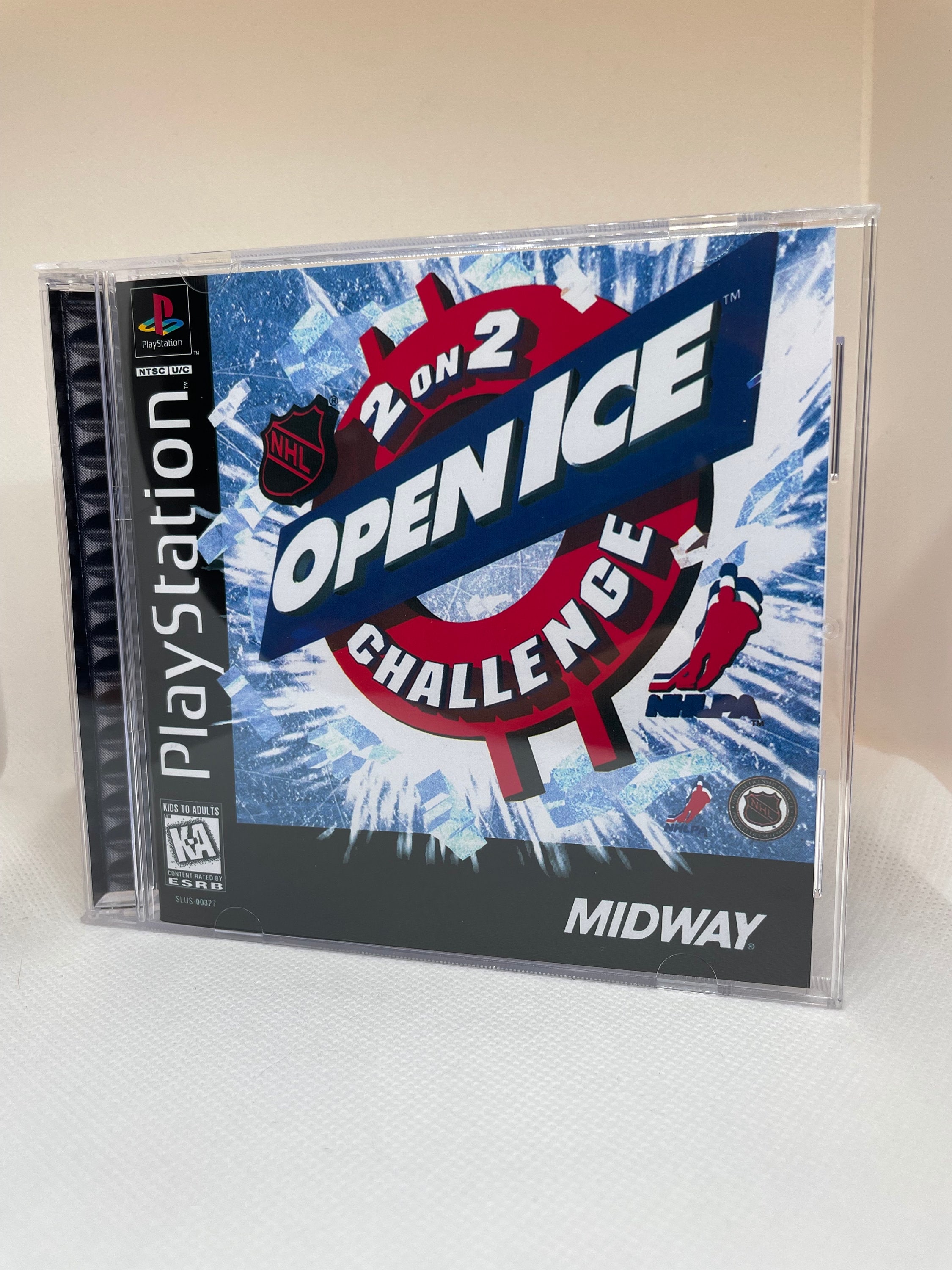 NHL Open Ice PS1 Reproduction Case - Etsy