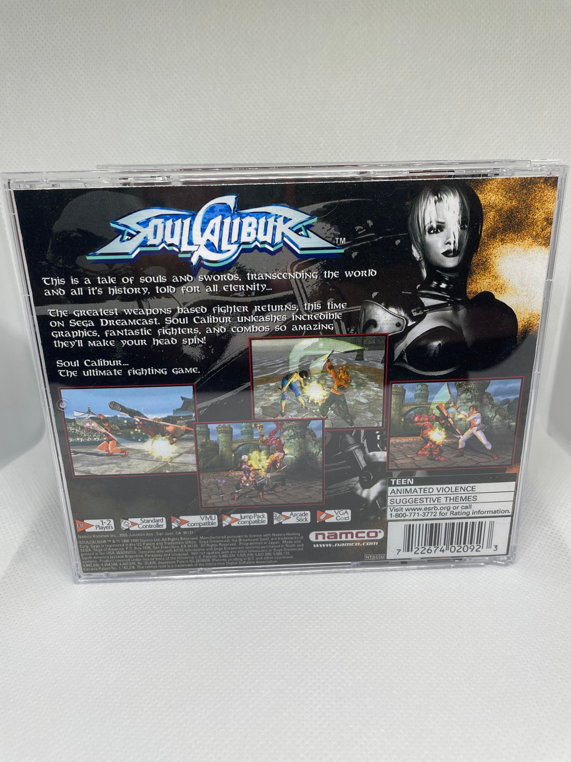 Soul Calibur Dreamcast Reproduction Case - Etsy