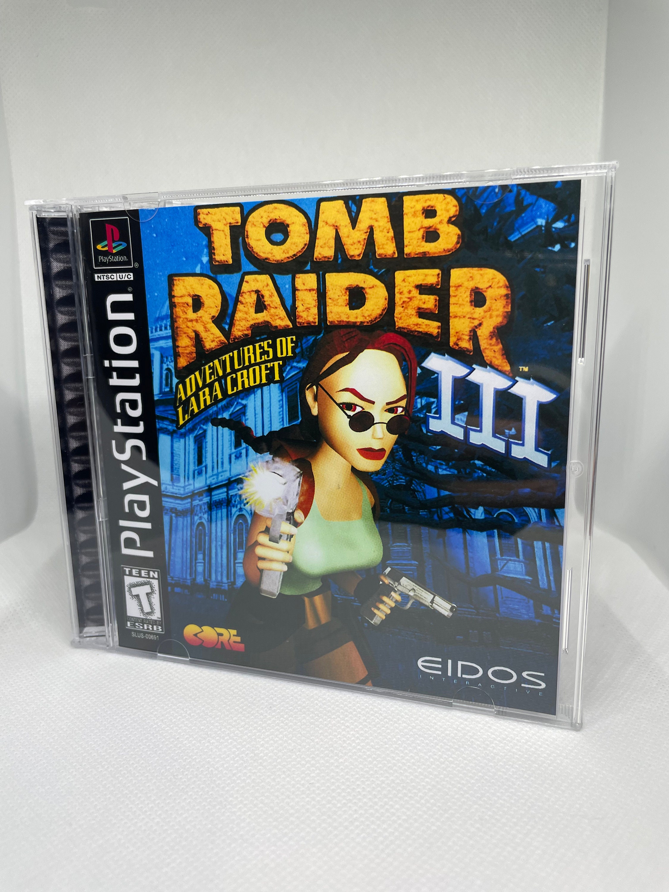 Jeu Tomb Raider 3 - PlayStation 1 (PS1) - Version Française - En Très Bon état (TBE)