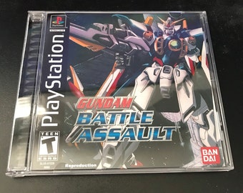 Gundam Battle Assault Series PS1 Estuche de reproducción SIN DISCO