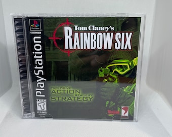Tom Clancy Rainbow Six PS1 Reproduction Case