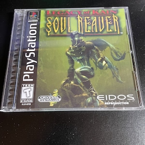 Legacy of Kain Soul Reaver PS1 Reproduktion Hülle