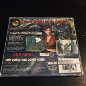 Resident Evil Code Veronica Dreamcast Reproduction Case image 2