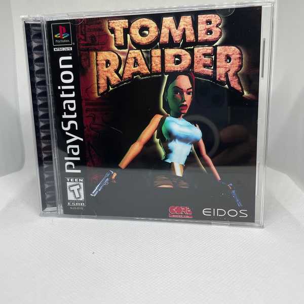 Tomb Raider series PS1 Reproduction Case