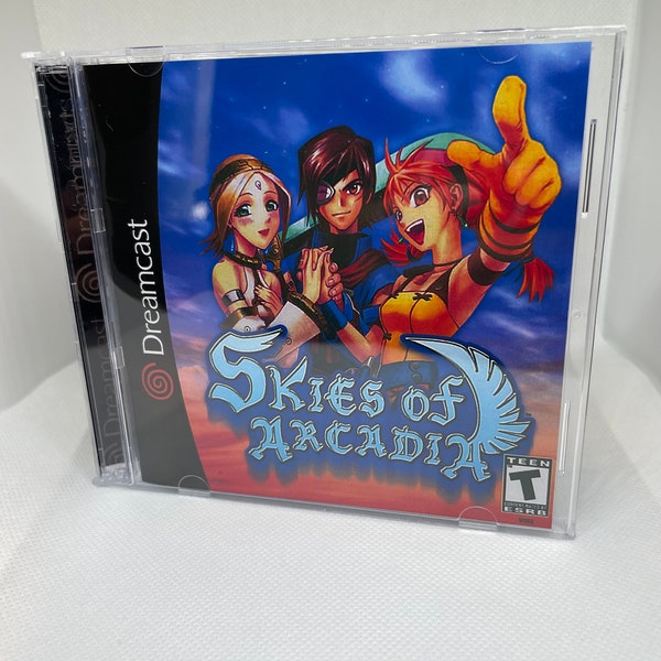 Skies of Arcadia Dreamcast Reproduction Case