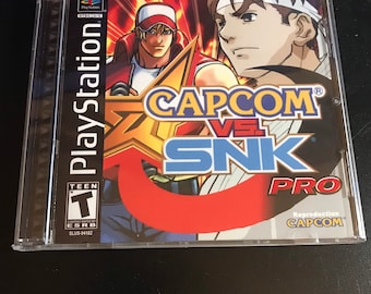 Capcom vs SNK Pro PS1 Reproduction Case