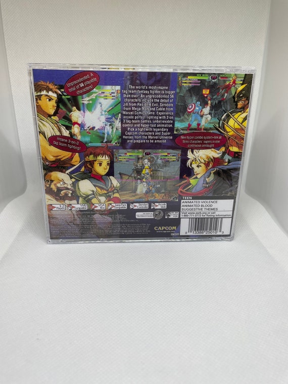 Marvel Vs Capcom 2 Dreamcast Reproduction Case - Etsy