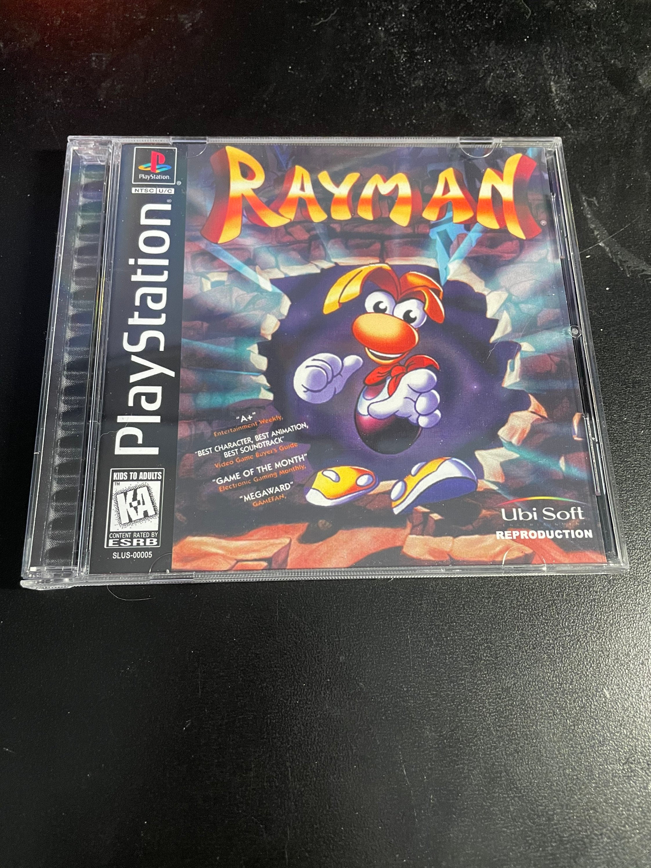 ting disharmoni samtale Rayman PS1 Reproduction Case - Etsy