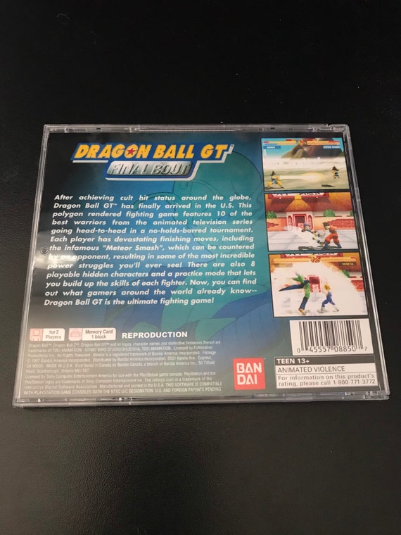 Sony PlayStation 1 Dragon Ball GT: Final Bout Video Games for sale