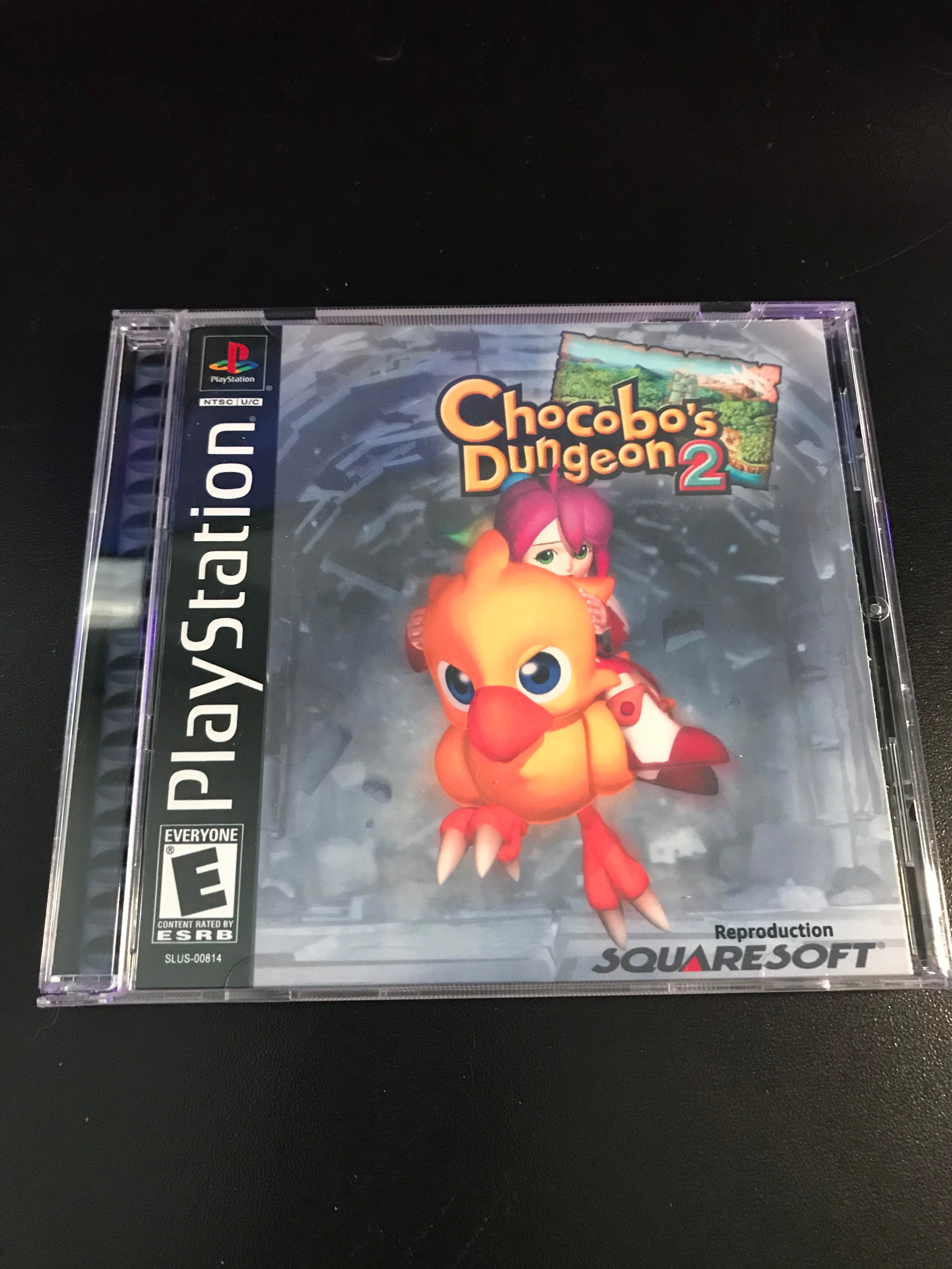 Chocobos Dungeon 2 PS1 Reproduction Case Etsy