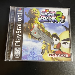 Point Blank 2 PS1 Reproduction Case