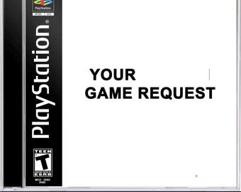 Game Case REQUEST PS1 Case Reproduction