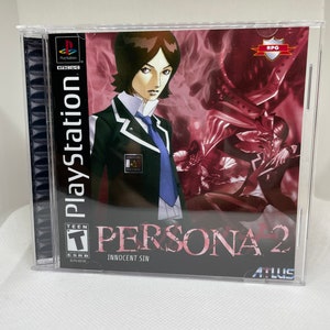 CUSTOM Persona 2: Innocent Sin PS1 Reproduction Case