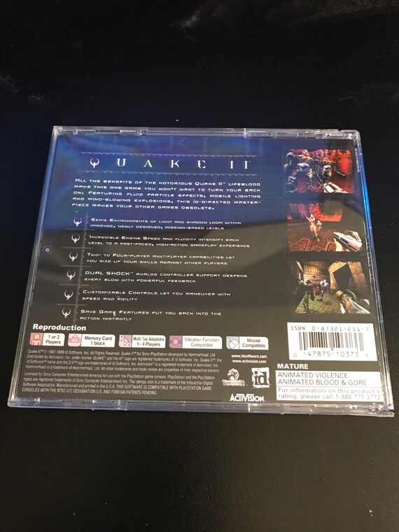 QUAKE 2 - PS1 Complet Version Blacklabel Française PlayStation Sony EUR 49,95 - FR