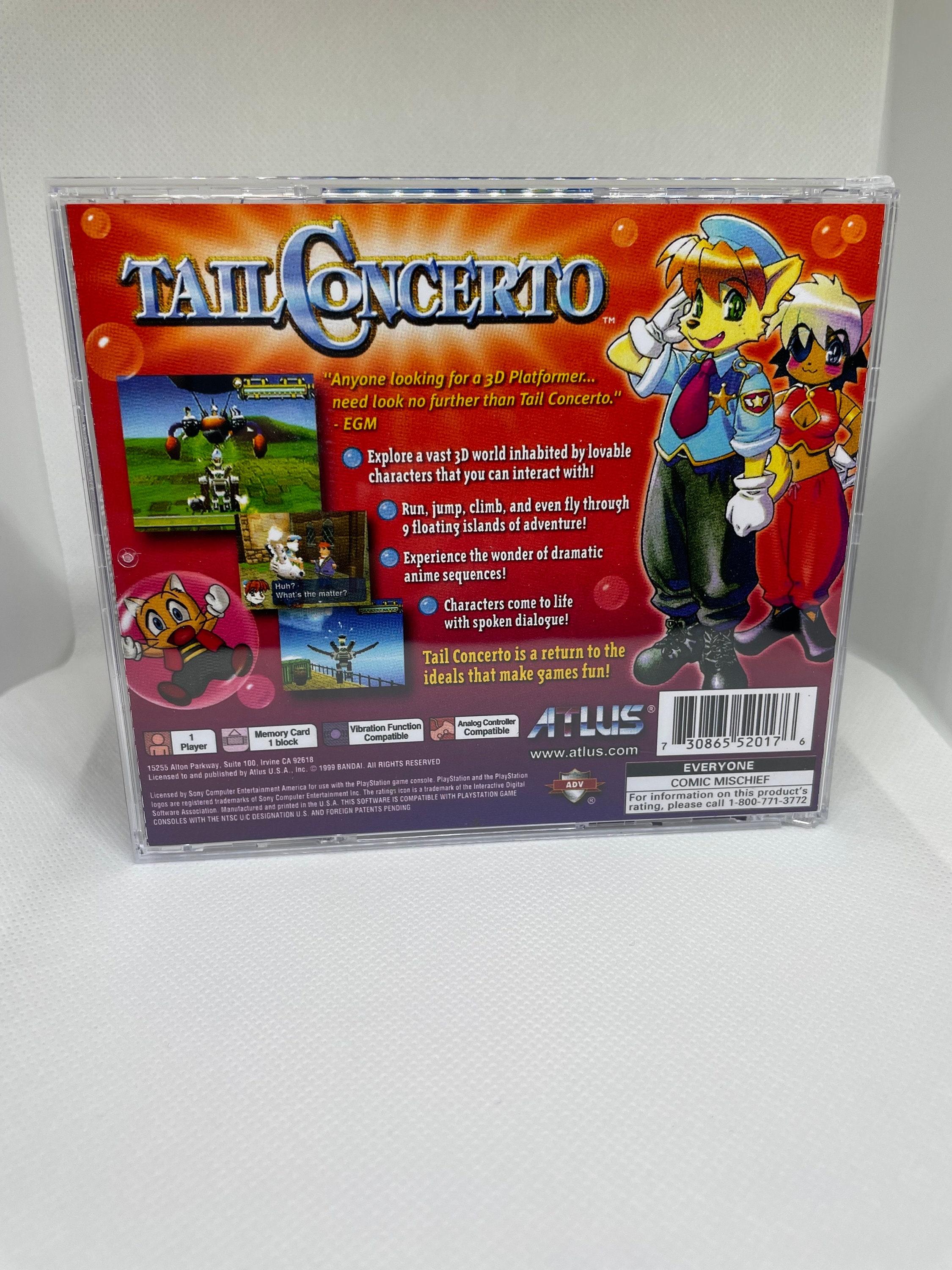  Tail Concerto: Playstation 1 : Video Games