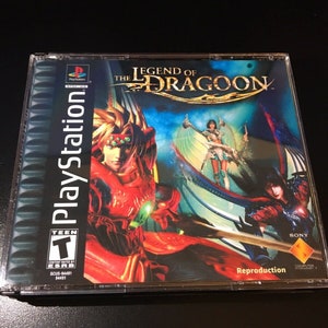 Legend of Dragoon PS1 RPG Reproduction Case NO DISC
