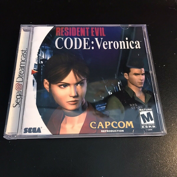 Resident Evil Code Veronica Dreamcast Reproduction Case