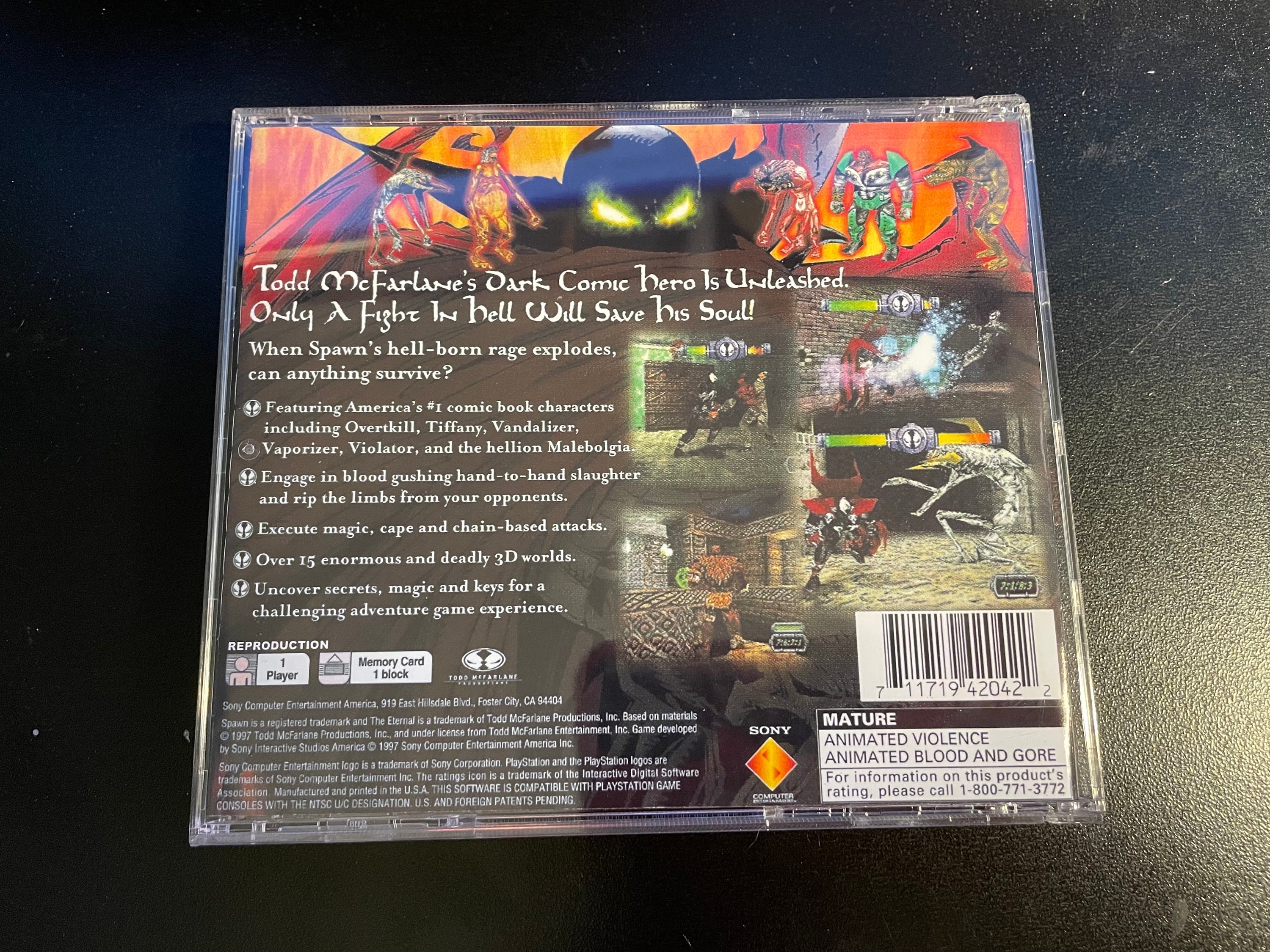 Spawn the Eternal PS1 Reproduction Case - Etsy