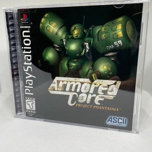 Armored Core Project Phantasma PS1 Reproduction Case