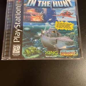 In the Hunt PS1 Reproduction Case