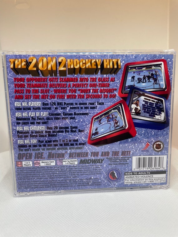 NHL Open Ice PS1 Reproduction Case - Etsy