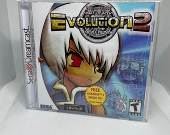 Evolution 2 Dreamcast Reproduction Case