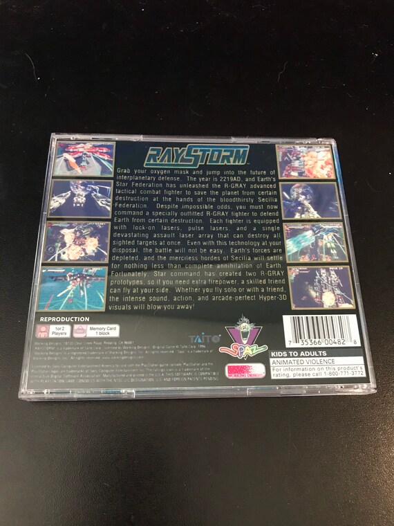 Raystorm - Playstation 1 PS1 - ohne Anleitung - Händler - guter Zustand