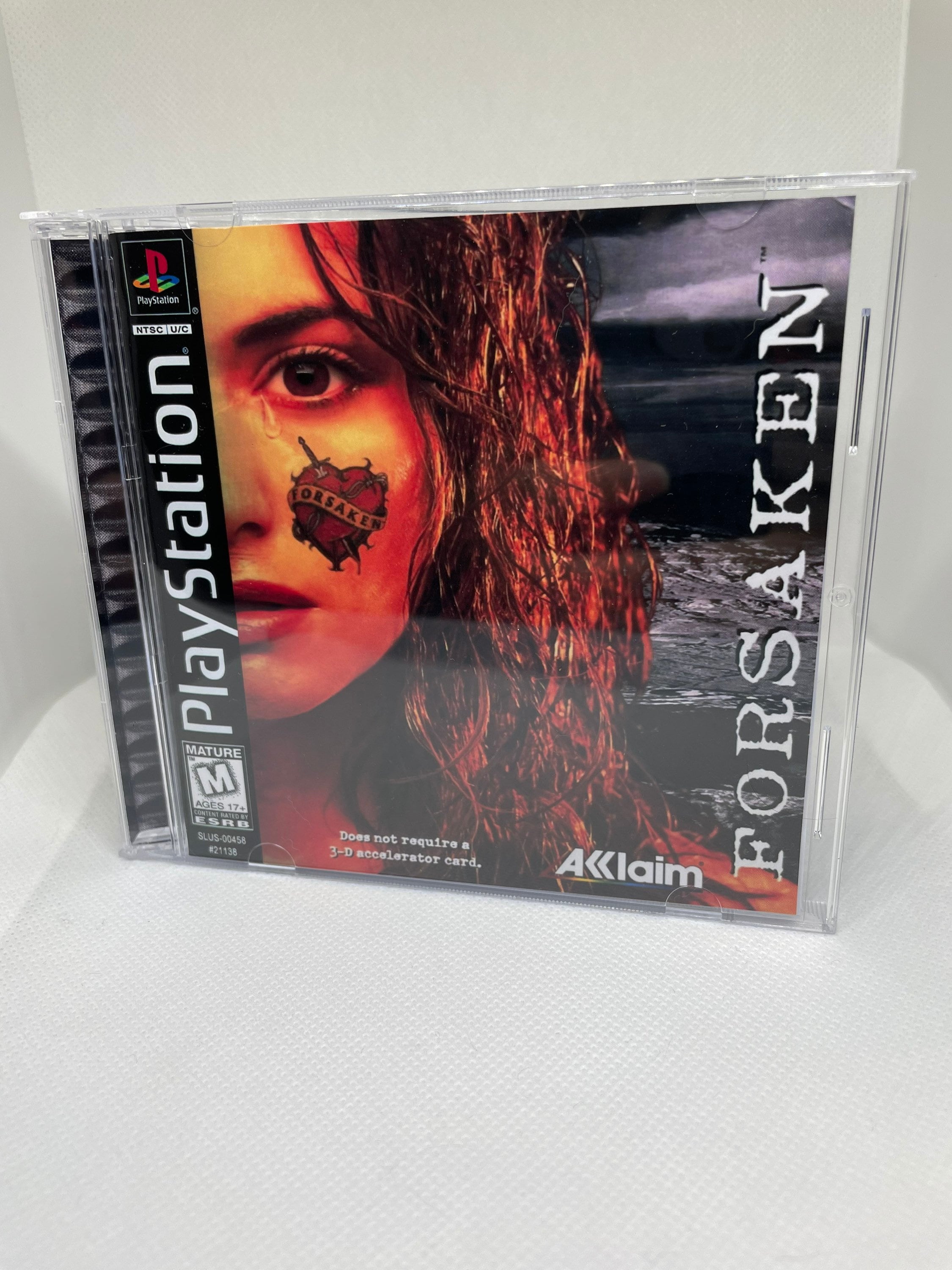 Forsaken PS1 Reproduction Case