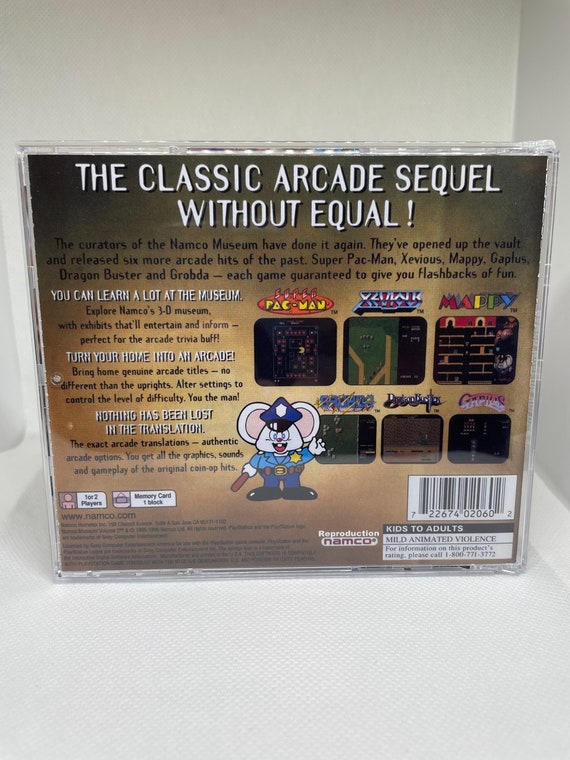 Namco Museum Series PS1 Reproduction Case - Etsy