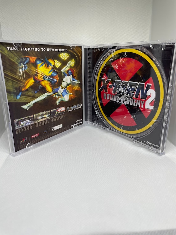X-men Mutant Academy 2 PS1 Reproduction Case - Etsy X-men Mutant Academy 2 PS1 Reproduction Case - Etsy