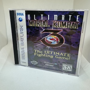Ultimate Mortal Kombat 3 Sega Saturn Reproduction Case