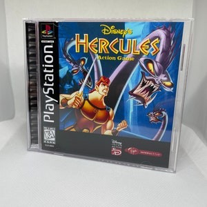 Disney’s Hercules PS1 Reproduction Case