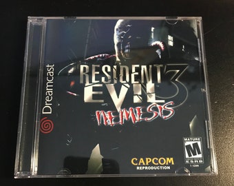 Resident Evil 3 Dreamcast Reproduction Case