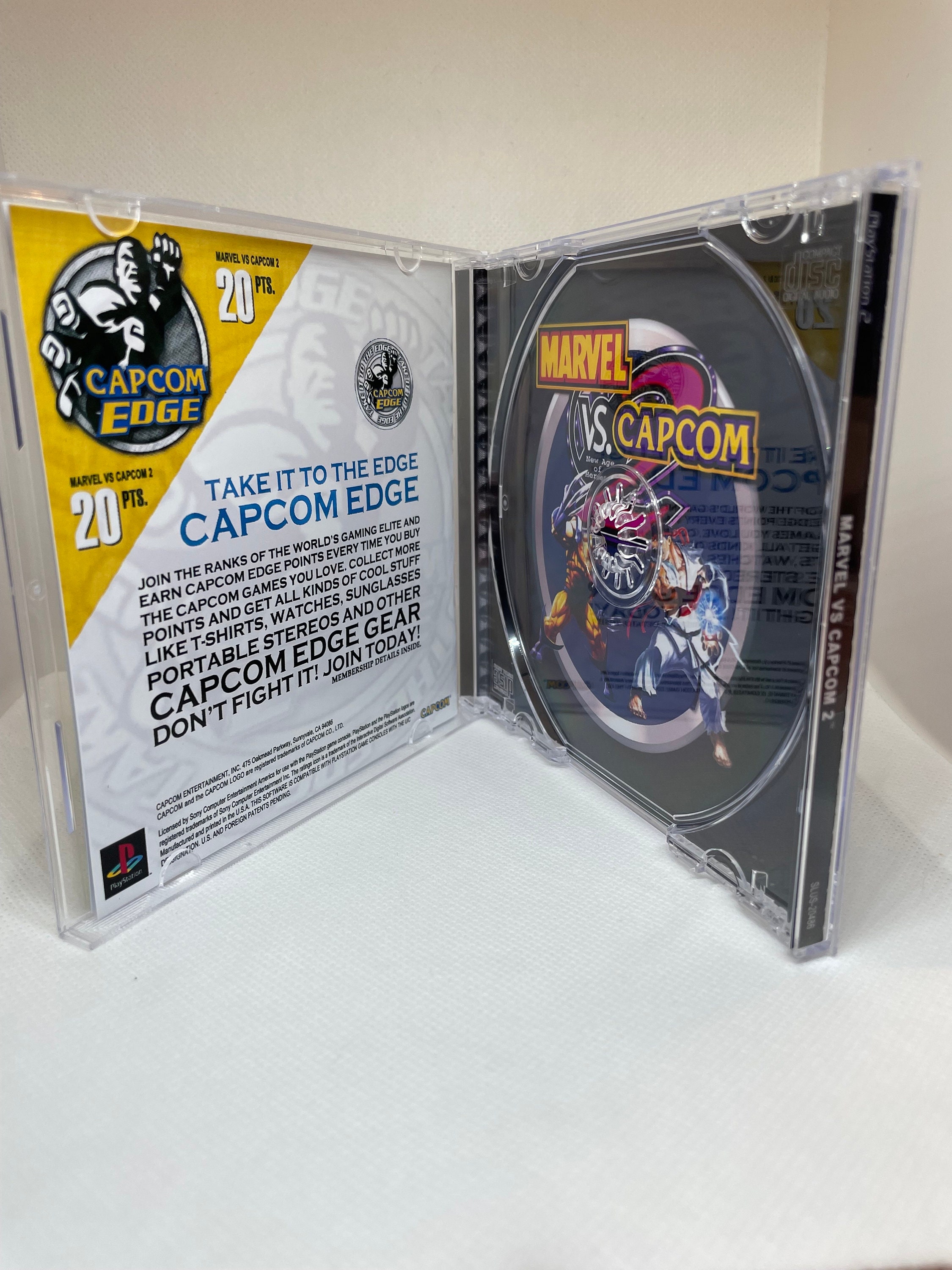 CUSTOM Marvel Vs Capcom 2 PS2 Reproduction Case - Etsy