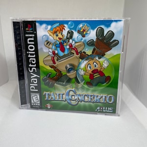 Tail Concerto Demo Disc Playstation PS1 Japan Bandai Demo