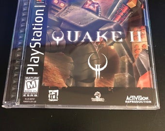Quake II PS1 Reproduction Case
